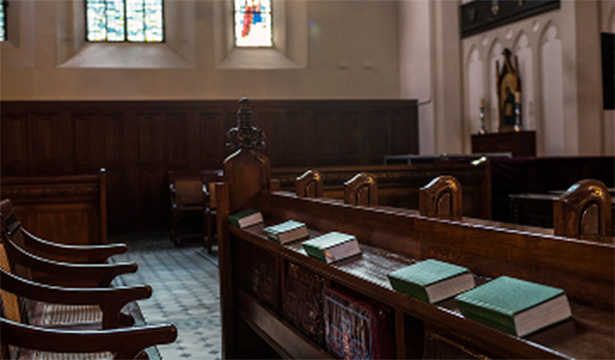 empty courtroom